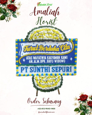Papan Bunga Duka di Dumadama