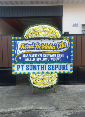 Papan Bunga Duka di Dumadama